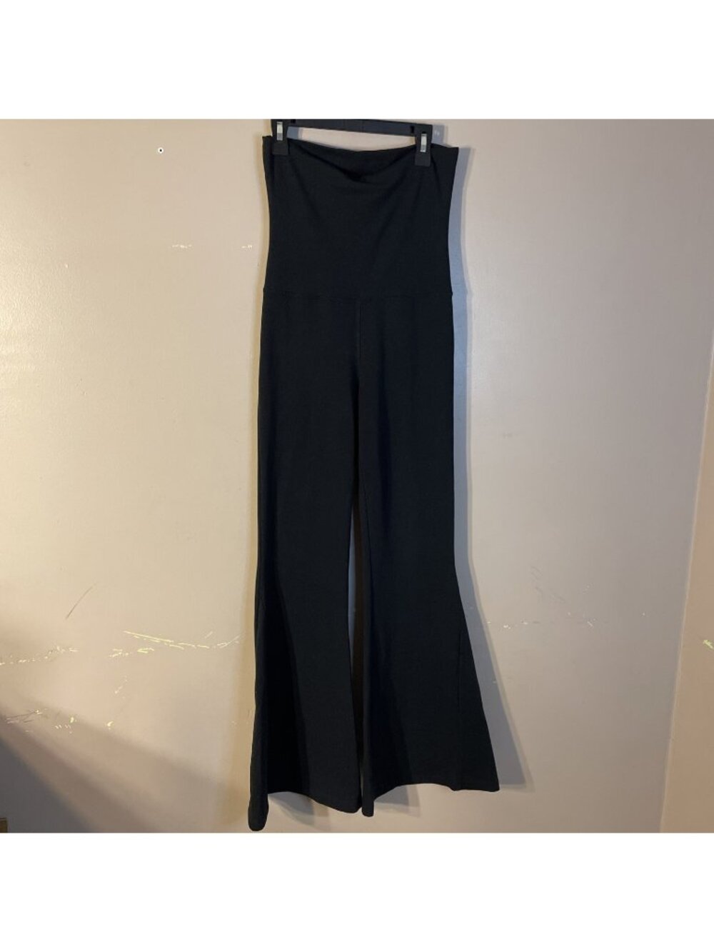 Offline By Aerie OG Super Flare Foldover Hi Rise Black Leggings Size S